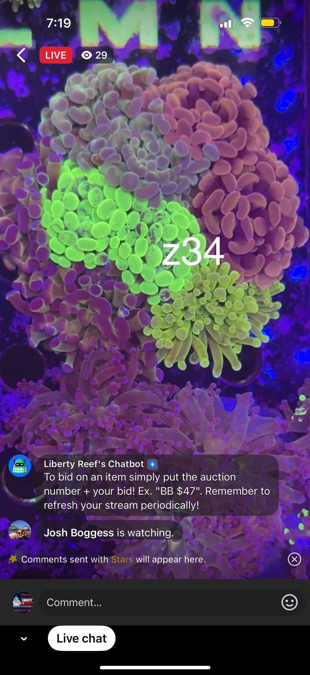 6/28 Josh Boggess Live Auction
