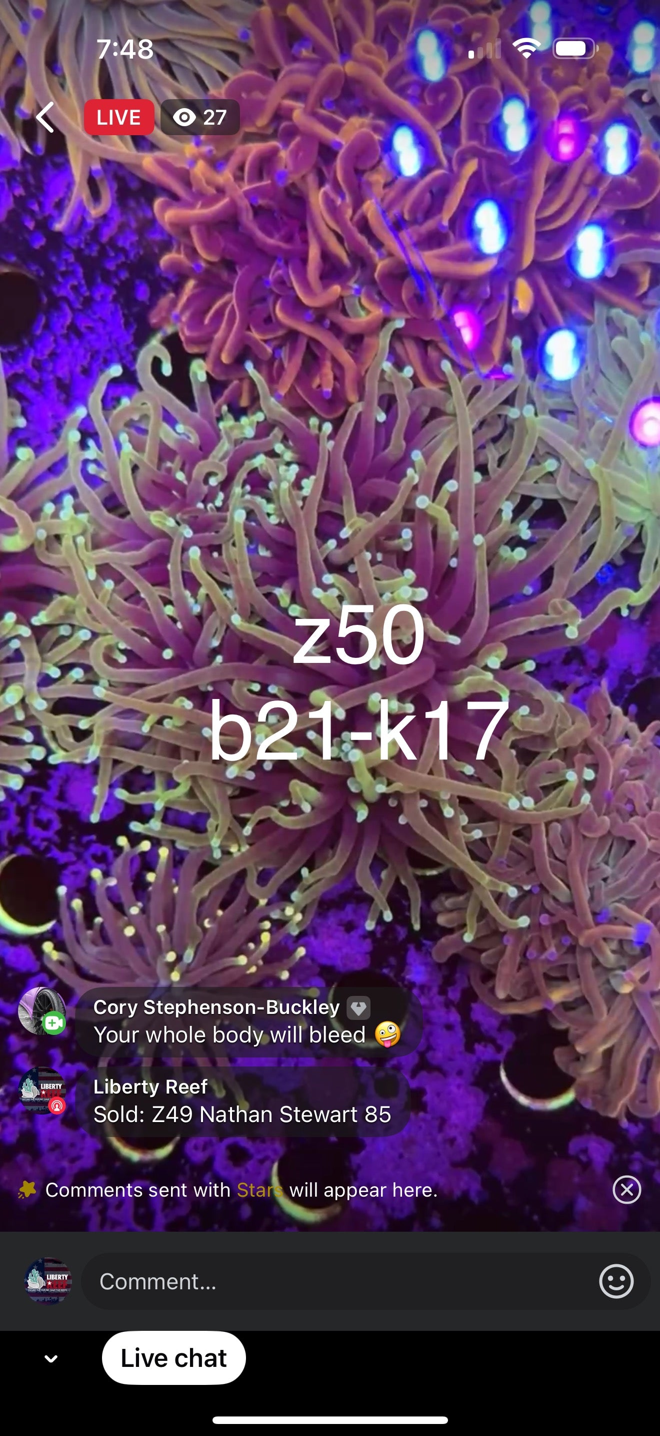 5/31 Cory Buckley Live Facebook Auction
